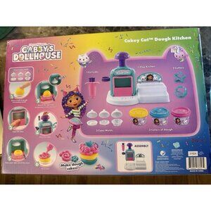 NEW Dreamworks' Gabby's Dollhouse Cakey Cat Dough Kitchen #21824  Superb Toy